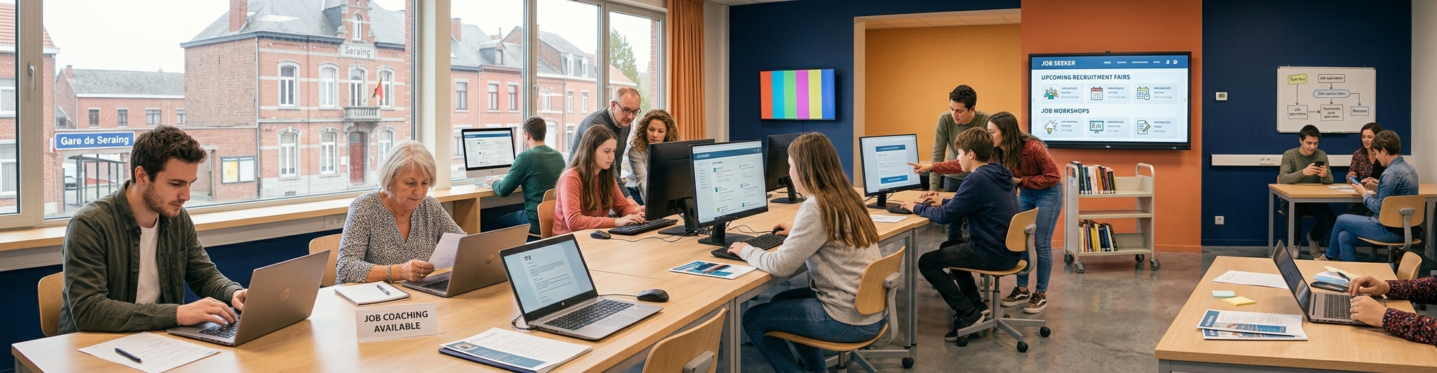Recherche emploi à Liège - image générée par IA Recherche emploi à Liège - image générée par IA